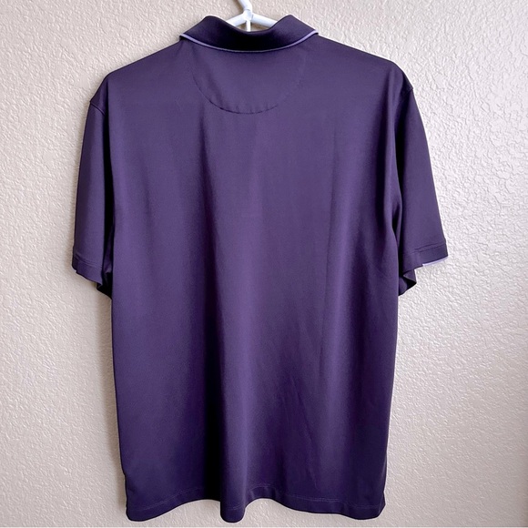 UNTUCKit Bennett Purple Short Sleeve Polo - Picture 3 of 7